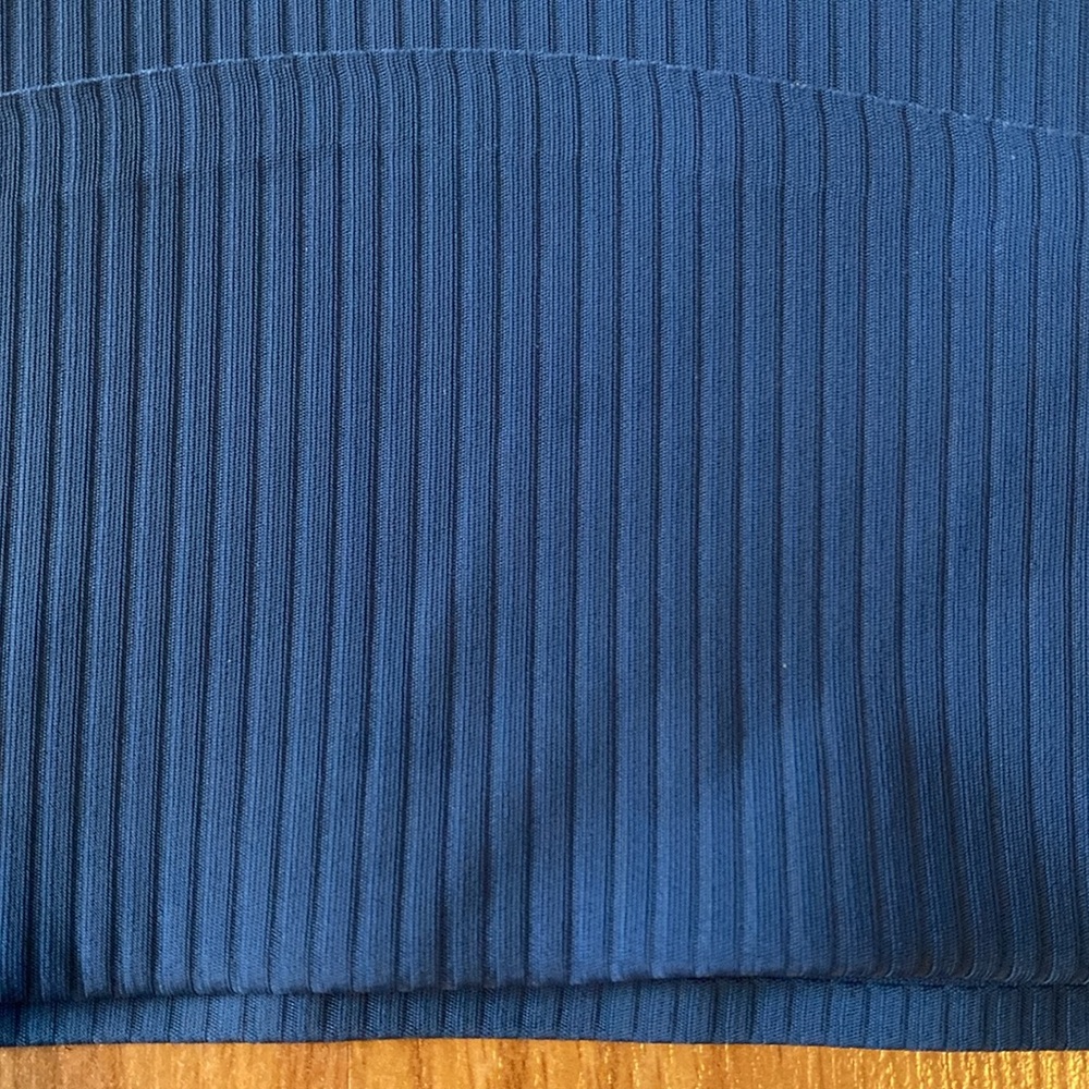 ❤️ Lululemon Like a Cloud Ribbed Longline Bra Size 8 Pitch Blue NWOT - Picture 4 of 7